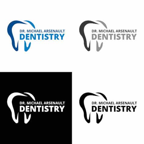 Dr. Michael Arsenault Dentistry logo design