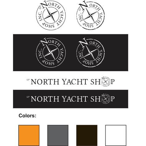 North Yacht Shop Branding