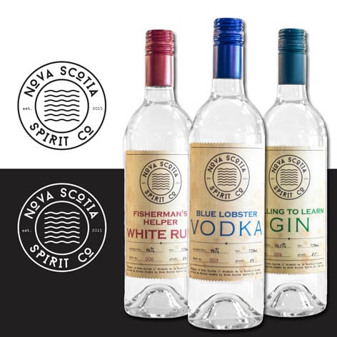 Nova Scotia Spirit Co. Logo & Label Design