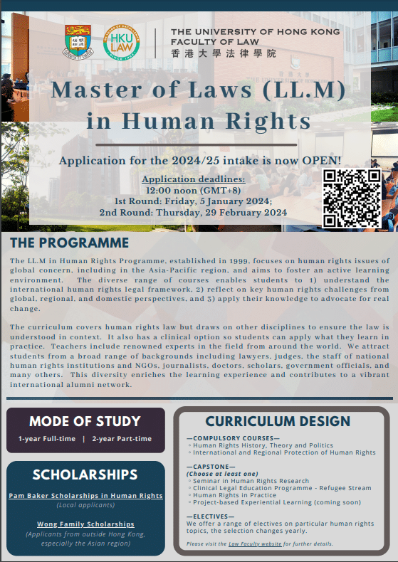 LLM human rights flyer